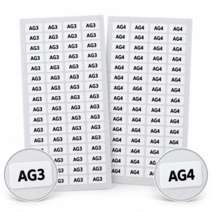 5매 건전지 표기 스티커 / AG4 AG3 라벨 버튼전지 건전지라벨
