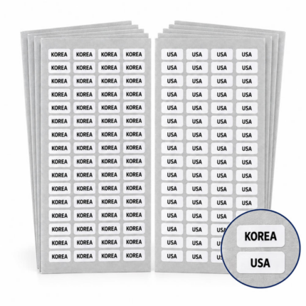 5매 원산지 표기 스티커 / 5매 원산지 표기 스티커